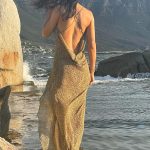 Long bias cut dress